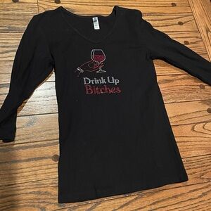 Long Sleeve Top with Design